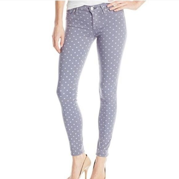 Hudson Polka Dot Ankle Krista Skinny Jeans Size 26 - Picture 1 of 7